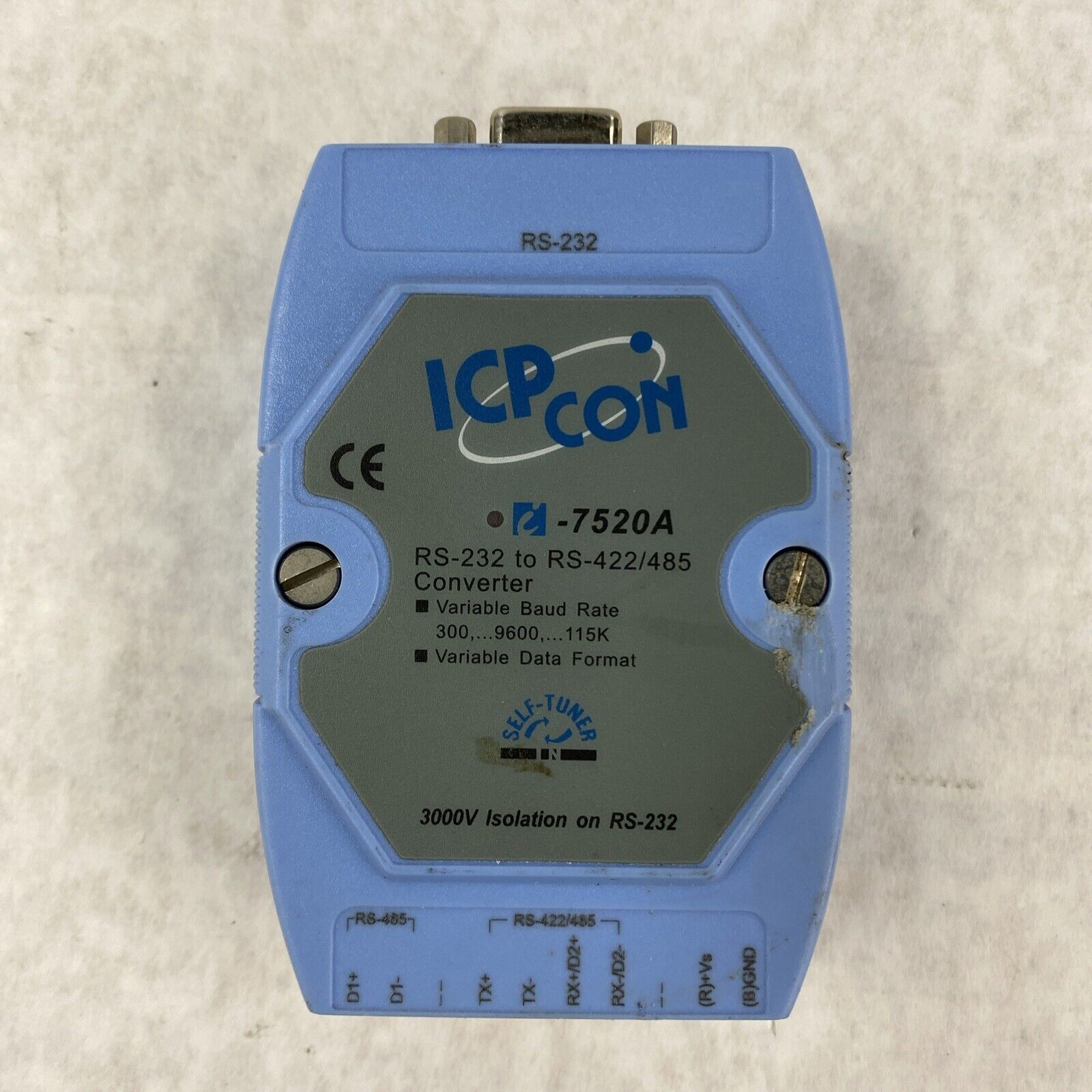 ICP CON i-7520A RS-232 to RS-422 or RS-485 Converter UNTESTED