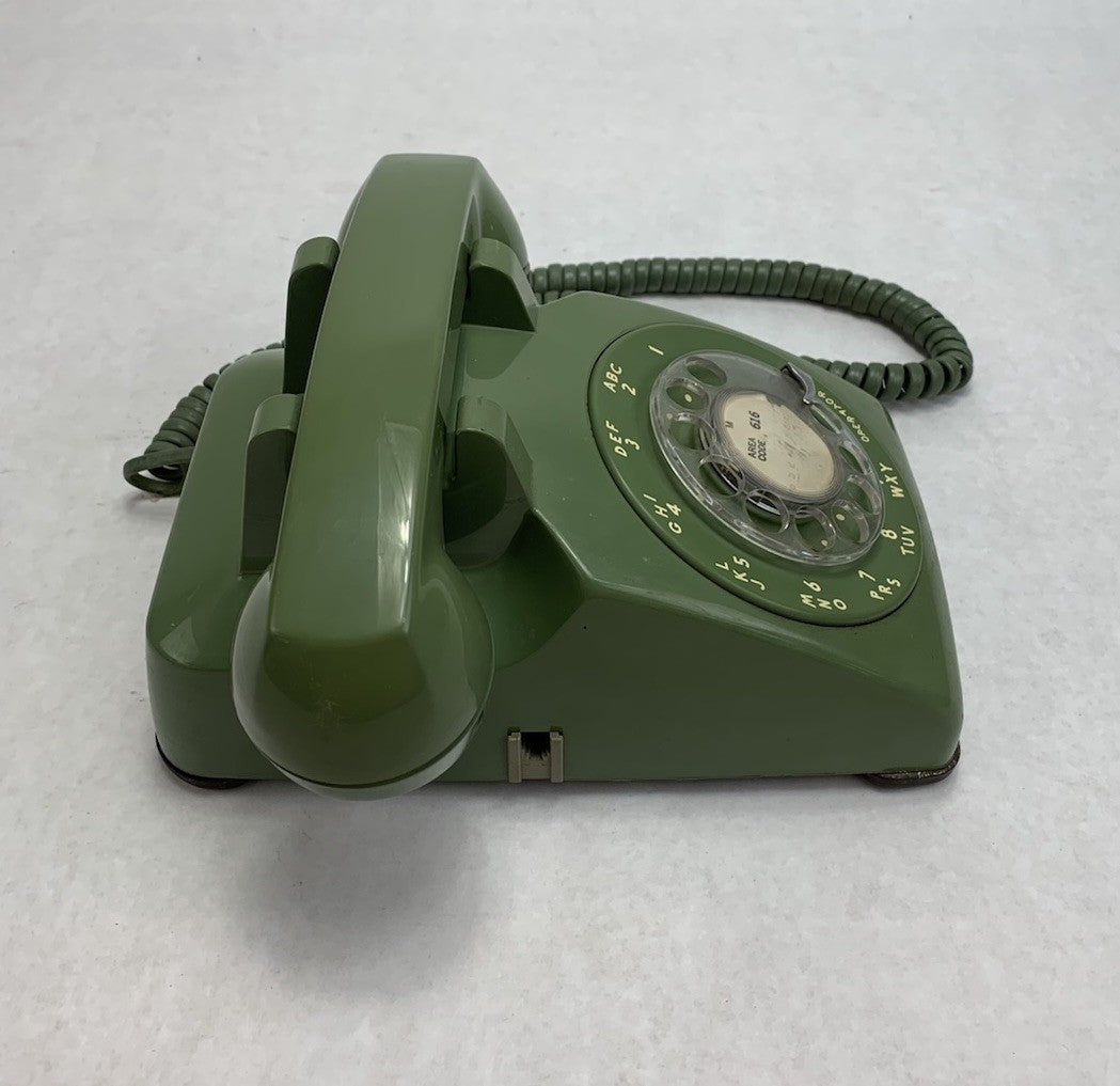 Western Electric 500 Vintage Rotary Telephone Green