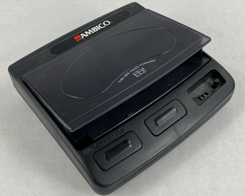 Ambico VHS 2 Way Tape Winder with AC Adapter Power Tested