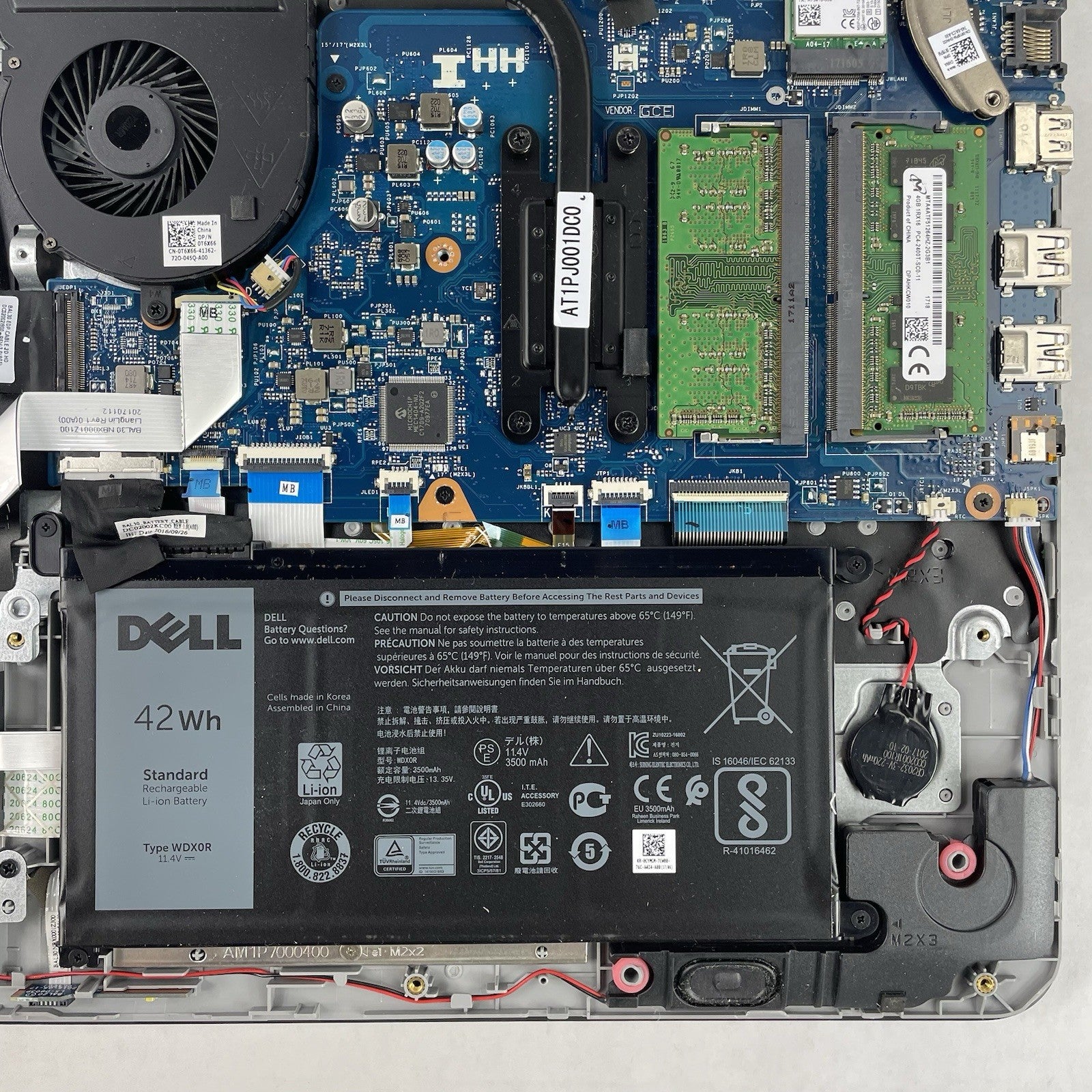 Dell Inspiron 5767 17.3" i5-7200U 2.50 GHz 8 GB RAM No SSD/OS/AC - BIOS19