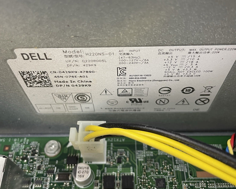 Dell Inspiron 3647 SFF Celeron G1840 2.80 GHz 4 GB RAM No HDD/OS