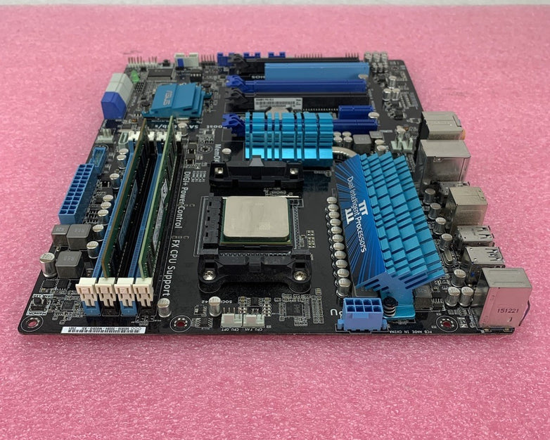 Asus MSA99FX Pro R2.0 Motherboard AMD FX-8350 4GHz 8GB RAM 2 Sticks No Shield