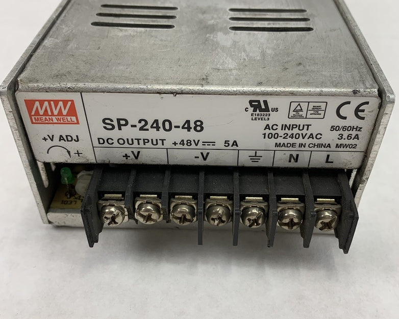 Mean Well Sp-240-48 Enclosed Switching AC-to-DC Power Supply