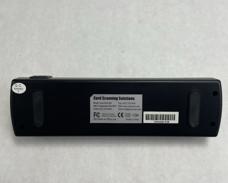 ScanShell 800 Card Scanning Solutions Scanner Power Tested