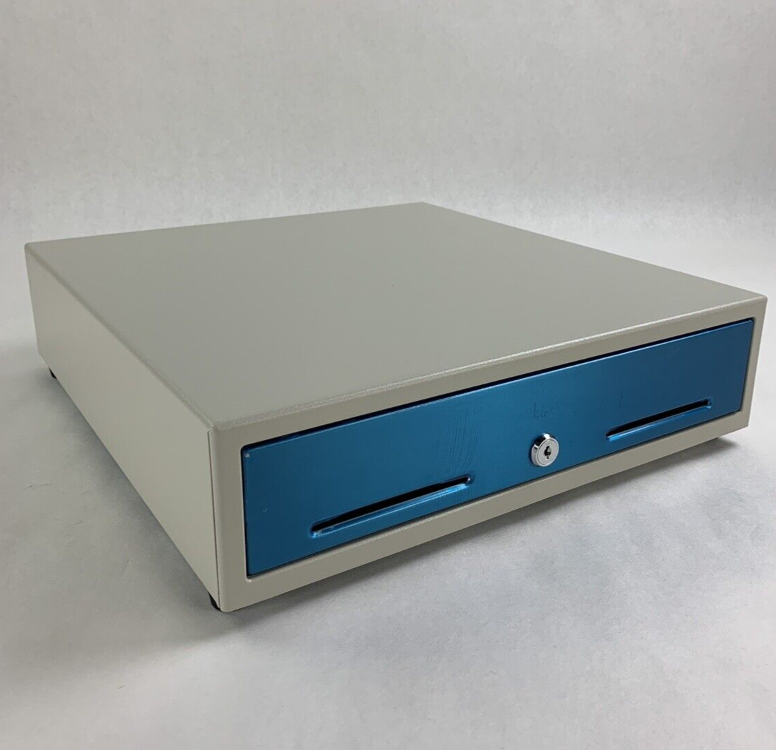M-S Cash Drawer CF-MEDIA-WHITE  Corporation Electronic Cash Drawer No #010 Key