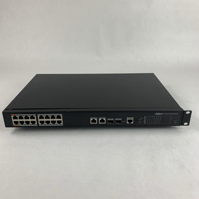 Dahua DH-PFS4218-16ET-240 16-Port PoE Ethernet Managed Switch Tested Reset
