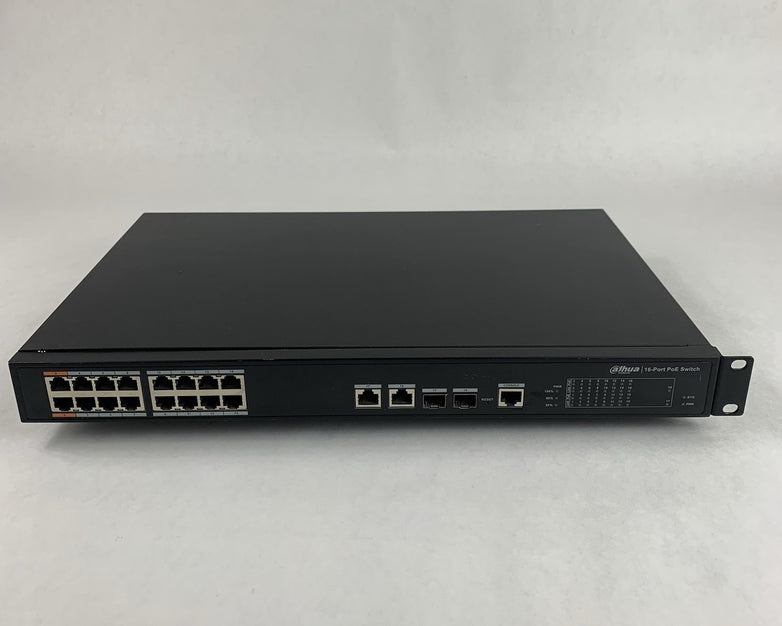 Dahua DH-PFS4218-16ET-240 16-Port PoE Ethernet Managed Switch Tested Reset