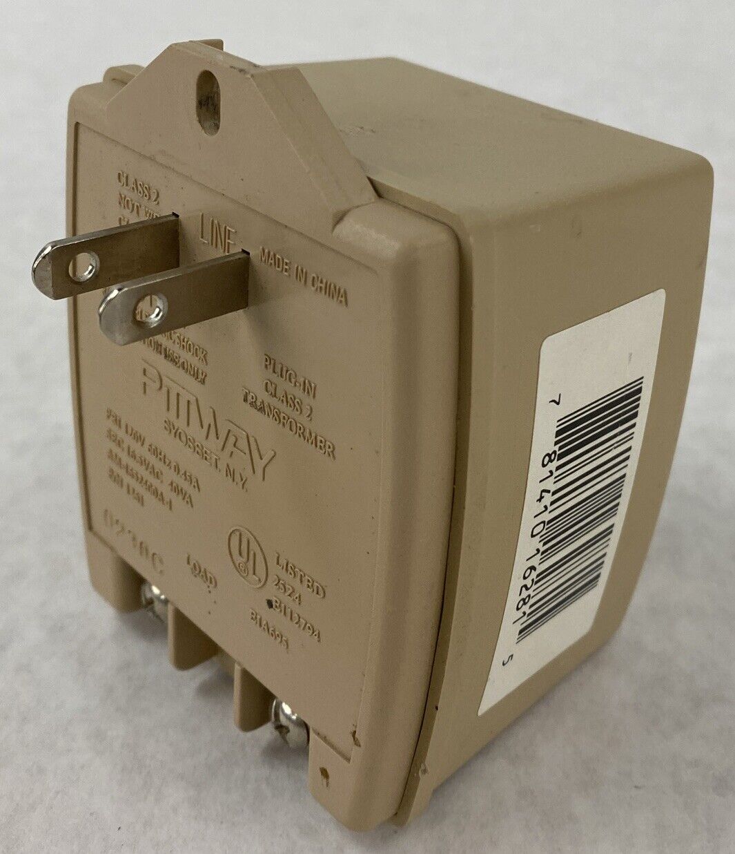 Honeywell 1361-ID02 16.5VAC 40VA Plug In Class 2 Power Transformer
