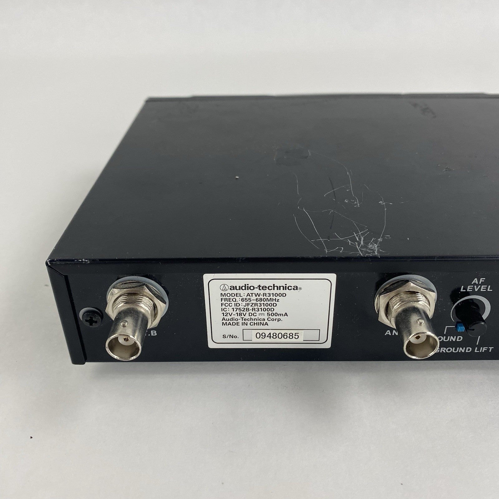 Audio-technica ATW-R3100D UHF Synthesized Deiversity Receiver Untested8