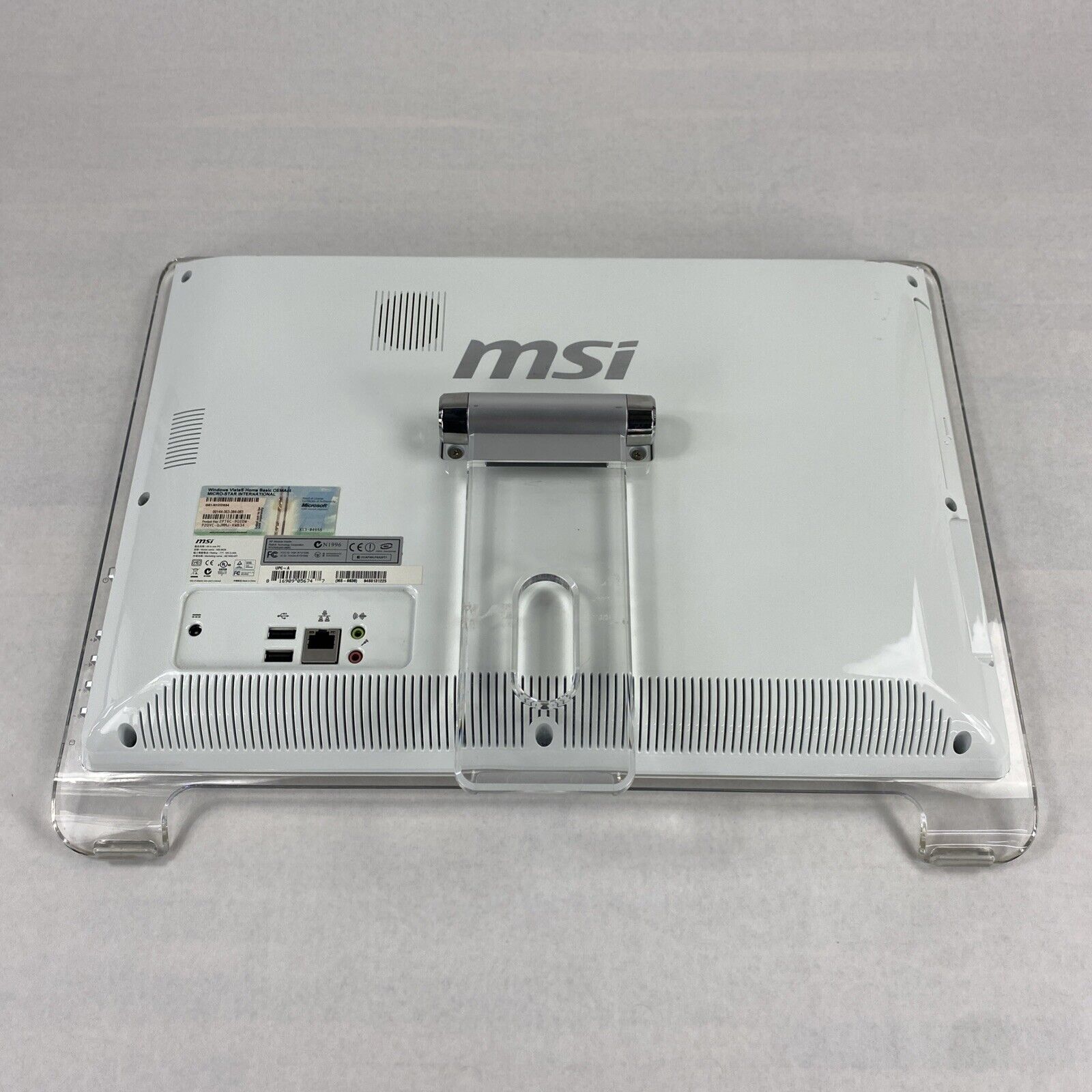 MSI AIO MS-6638 Intel Atom 330 1.60GHz 2GB RAM No HDD No OS