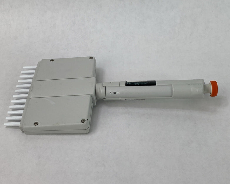 Labsystems Finnipipette 4510 5-50 µL 12 Channel Handheld Manual Pipette H67576