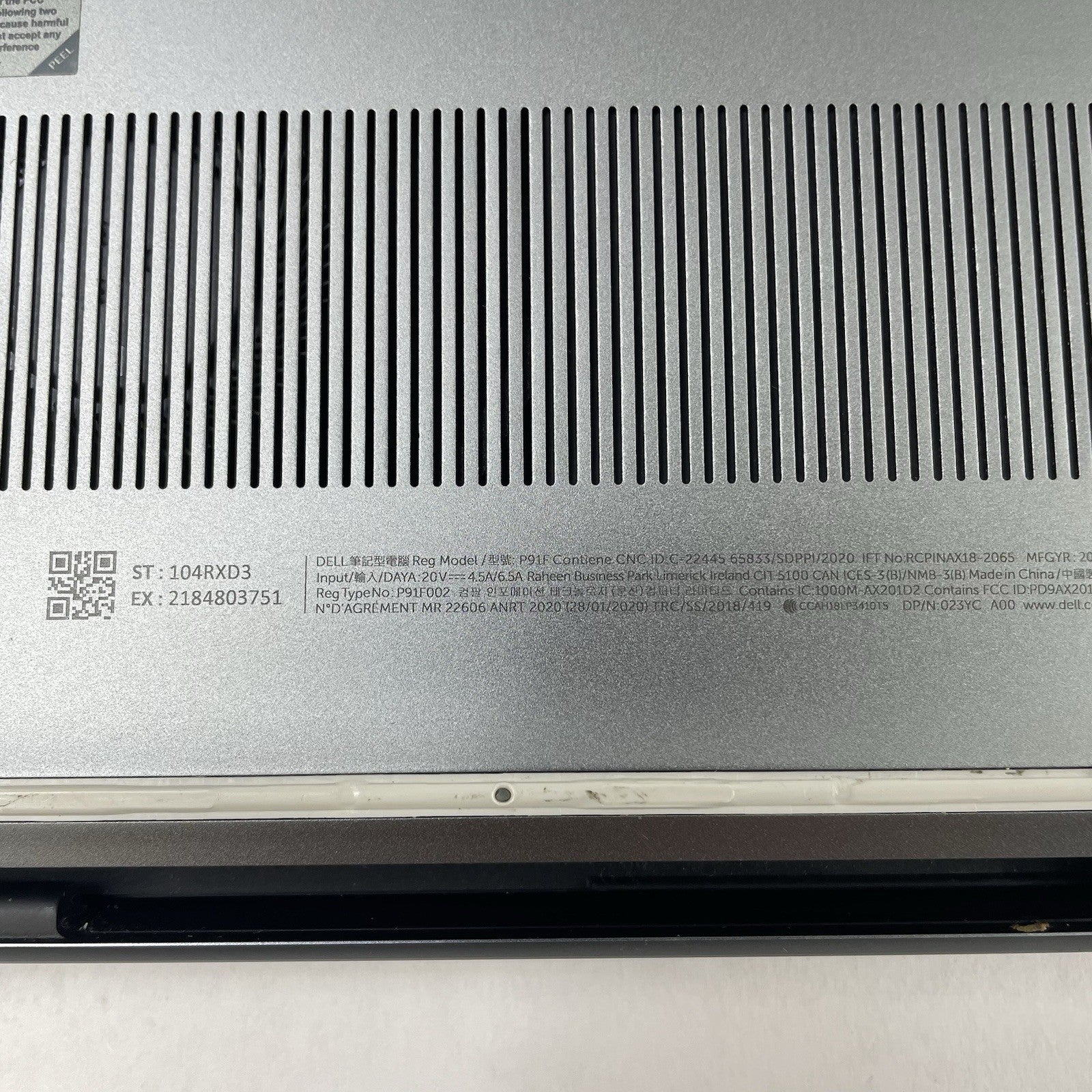 Dell Precision 5560 15.6" i7-11800H 2.30 GHz 32 GB RAM No SSD/OS/AC14