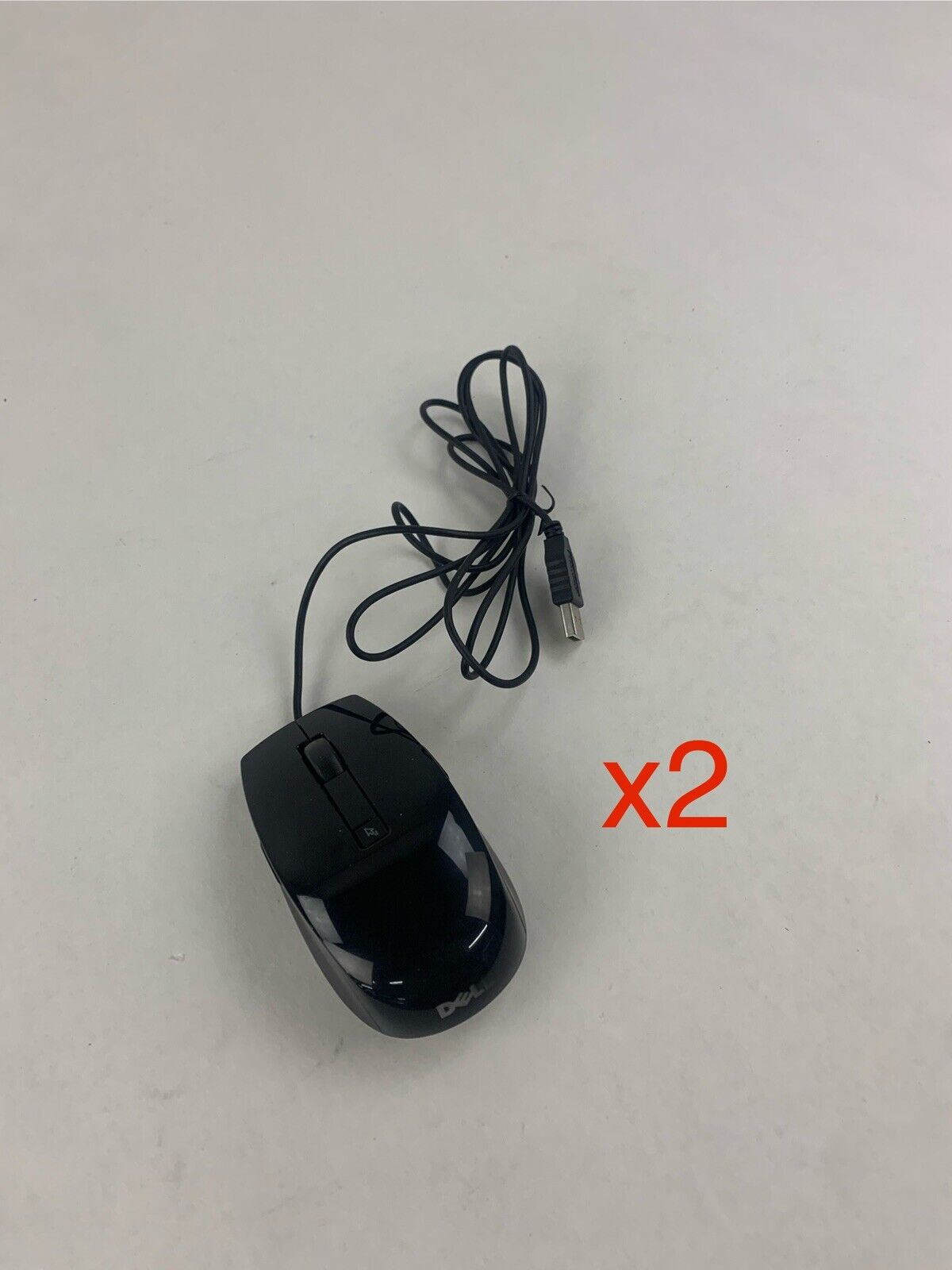 Dell M-UAV-DEL8 Wired Mouse 5V (Lot of 2)