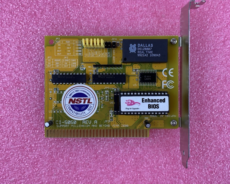 Centos CI-5050 Y2K 2000 Clock Card