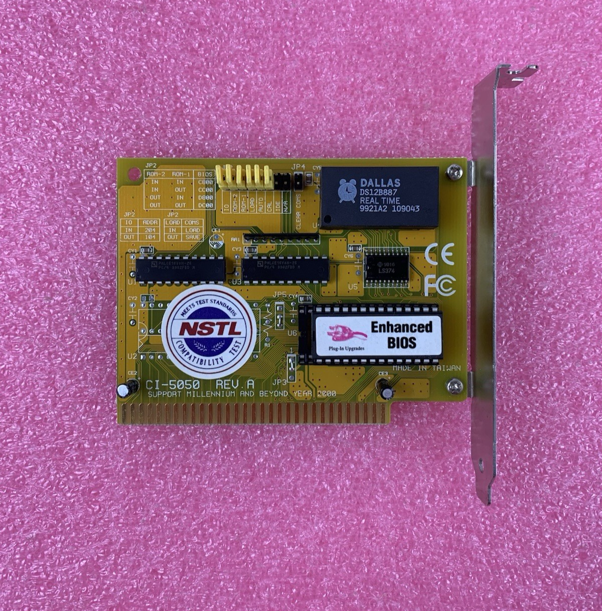 Centos CI-5050 Y2K 2000 Clock Card
