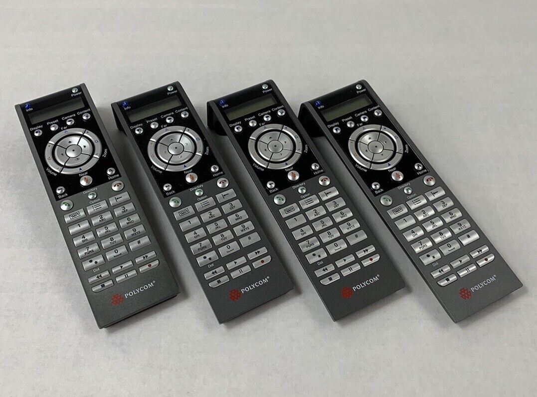 Polycom HDX Series Remote Control (Lot of 4)