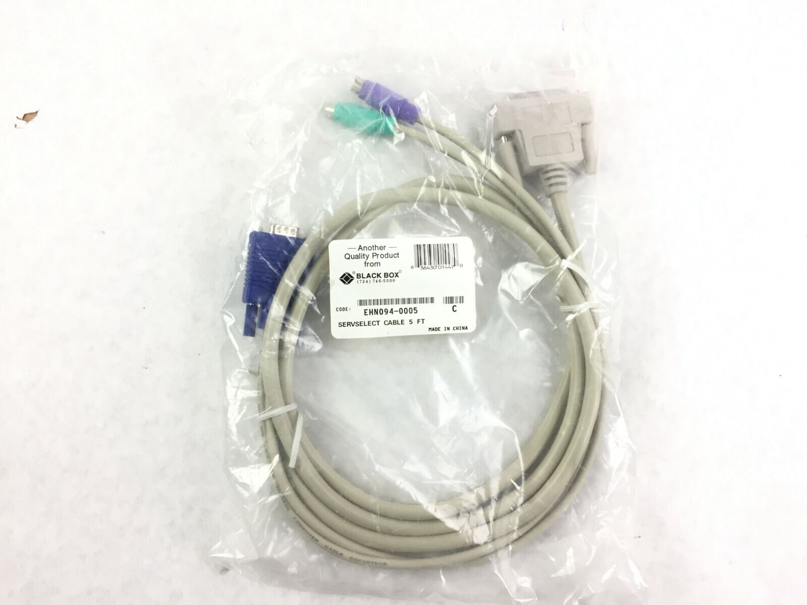 Black Box EHN094-0005 ServSelect Cable 5 Feet