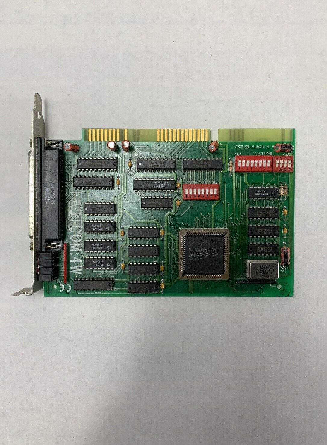 Commtech FASTCOM:4W Four Port RS-232 Adapter PCB Card