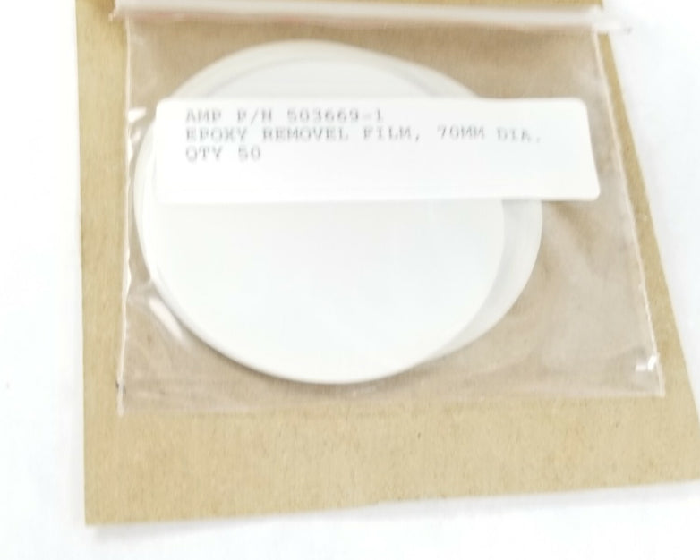 AMP Epoxy Removel Film, 70MM Dia (Lot of 50)