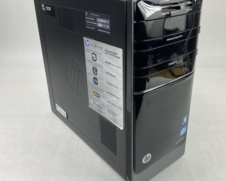 HP Pavilion P7-1110 MT Intel Core i3-2120 3.30GHz 6GB RAM No HDD No OS