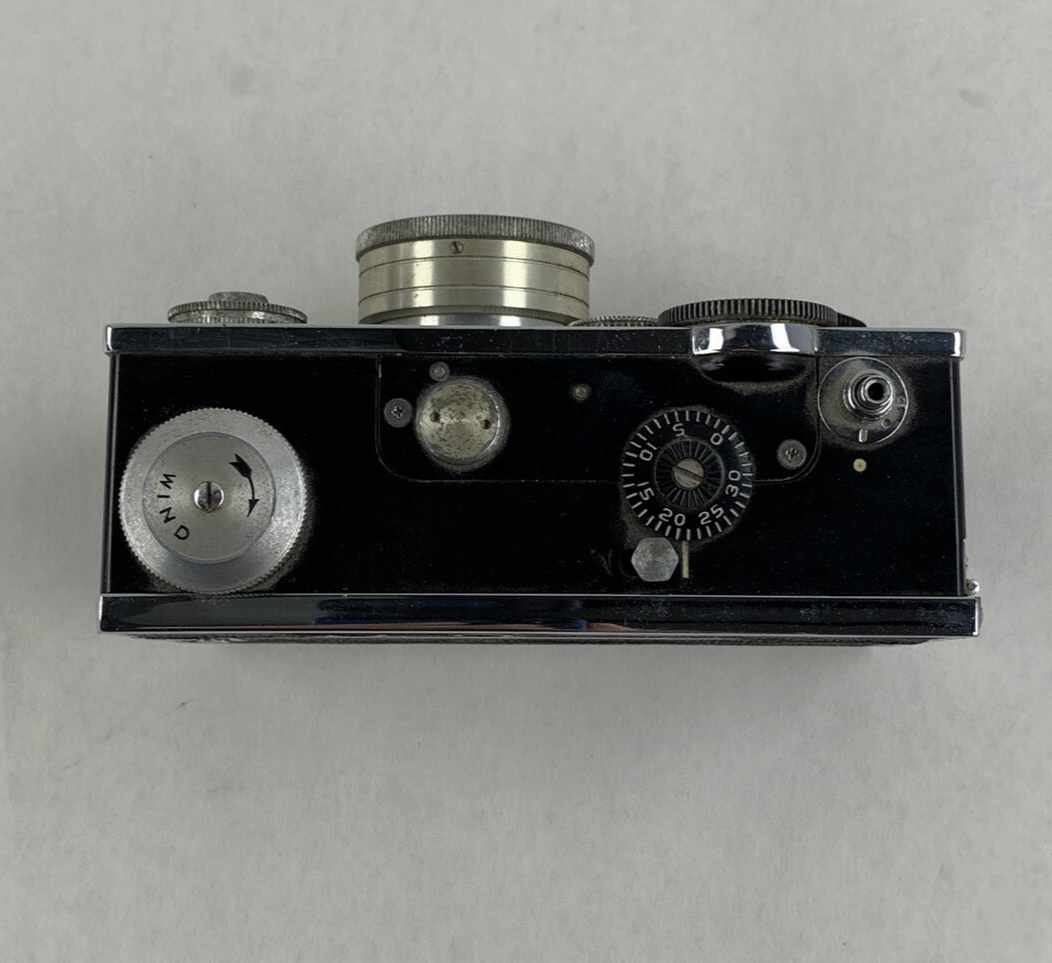 Argus Coated Cintar 50mm F3.5 Lens with Leather Case Vintage Untested No Film