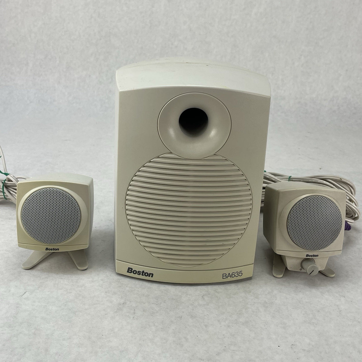 Boston Acoustics BA635 2.1 Speaker Tested No Power Cord1