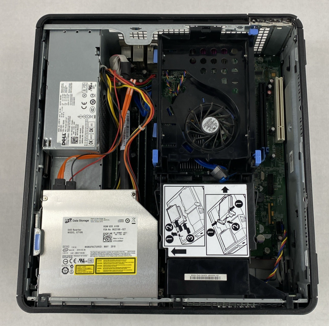 Dell OptiPlex 780 SFF Intel Core 2 Duo Q8400 2.66GHz 8GB RAM No HDD No OS