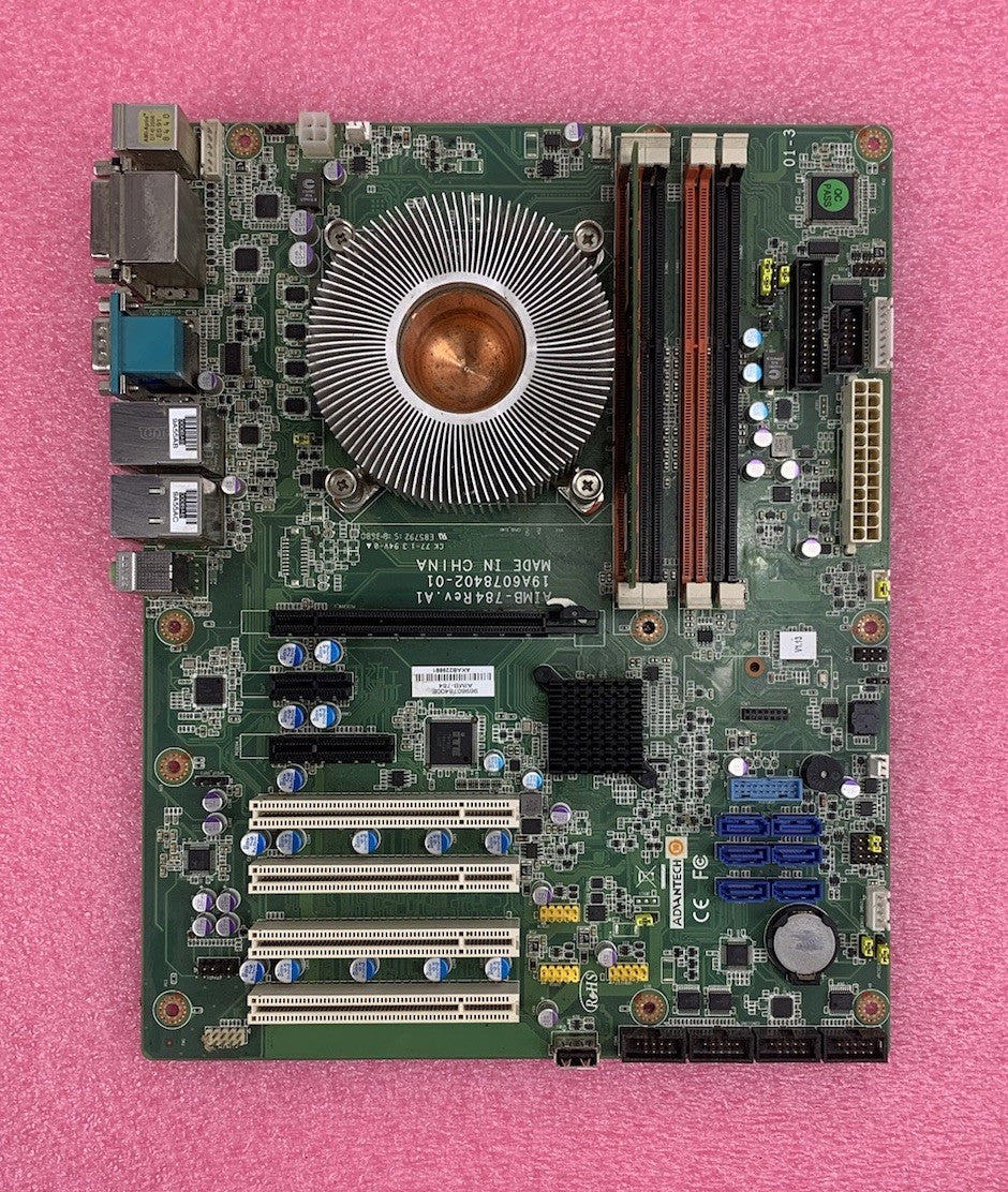 Advantech AIMB-784 Motherboard Intel Core i5-4570 2.9GHz 4GB RAM w/ Shield