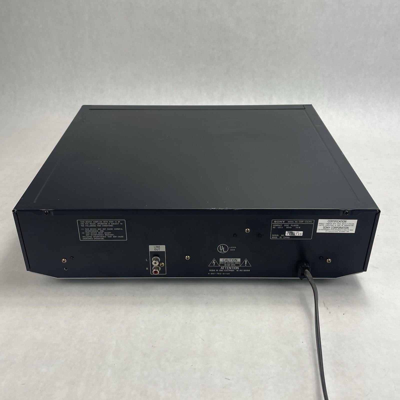 Sony CDP-CE315 5 Disc Changer CD Player Tested6