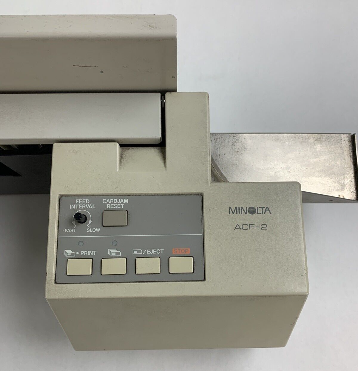 Minolta ACF-2 Microform Scanner Roll Film Carrier W/ Lens from Minolta RP 609Z