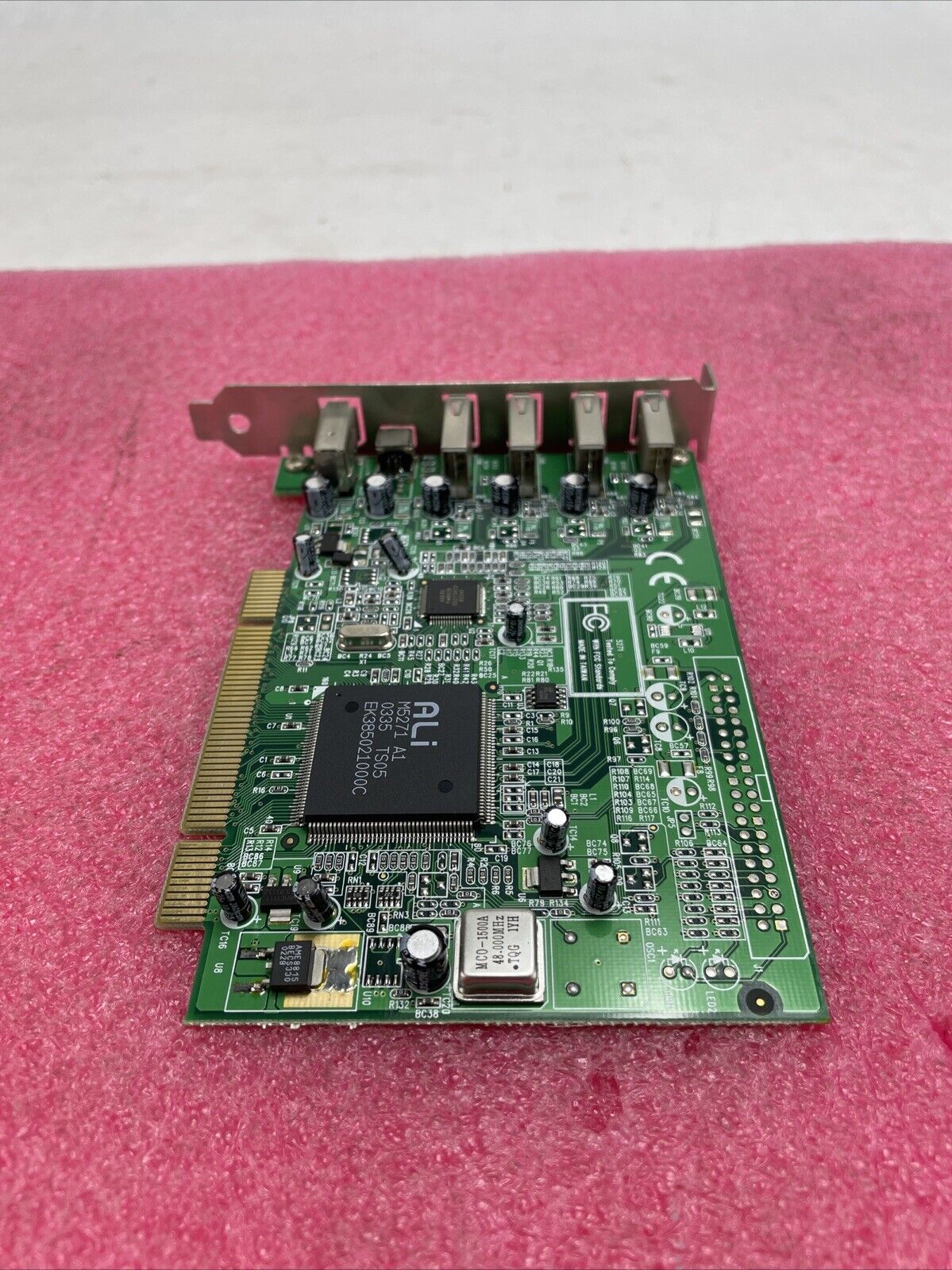 Ali PCI Card 4 USB 2 FireWire 400 IEEE Card Adapter