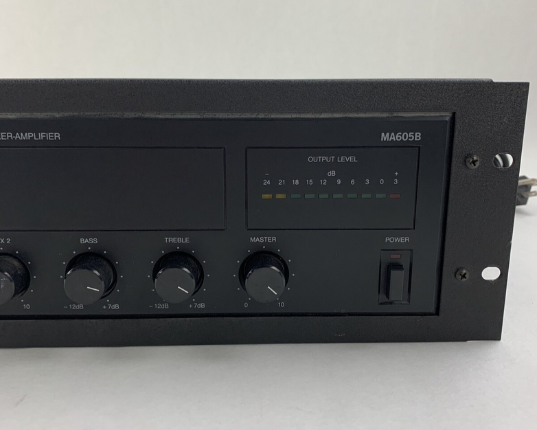 University Sound  MA605B  60-Watt Mixer-Amplifier Tested