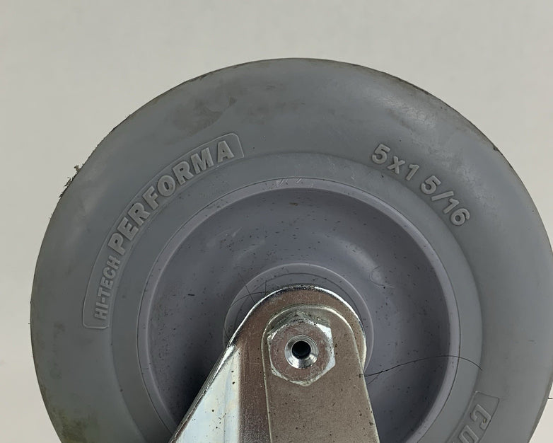 Colson 5" Rubber Performa Swivel Locking Casters Lot of 4x
