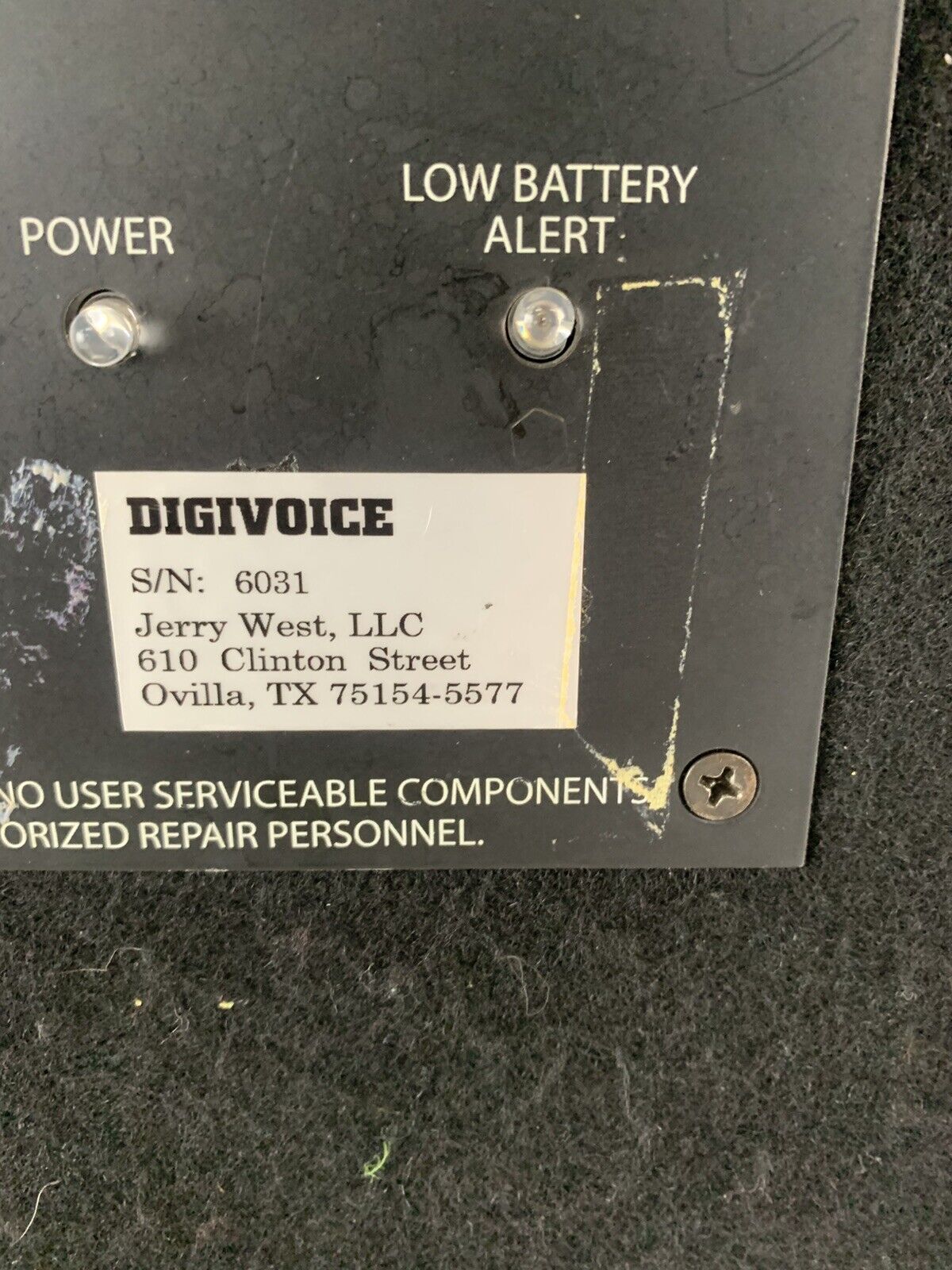 Digimet Digivoice 2 6031 Wireless PA System with Power Cord
