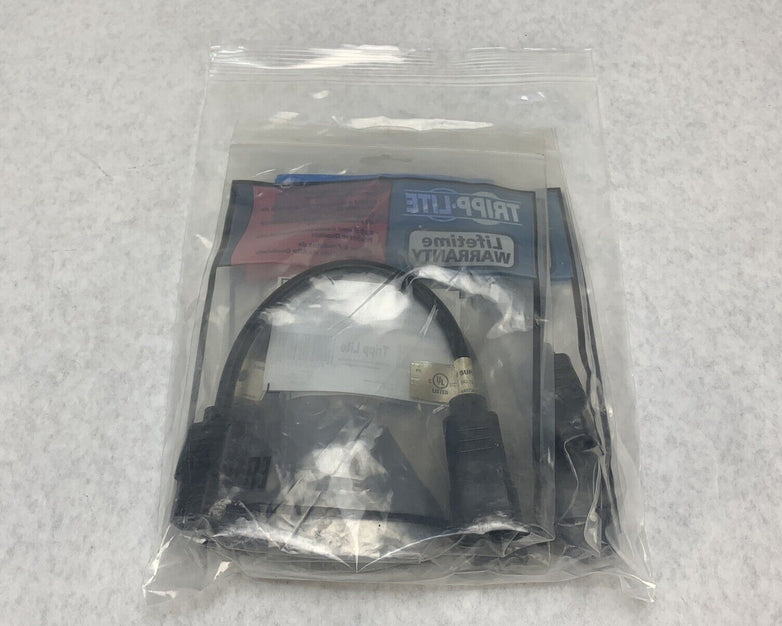 Tripp Lite P004-001 Power Extension Cord C13/C14 100-250V 10A 1ft