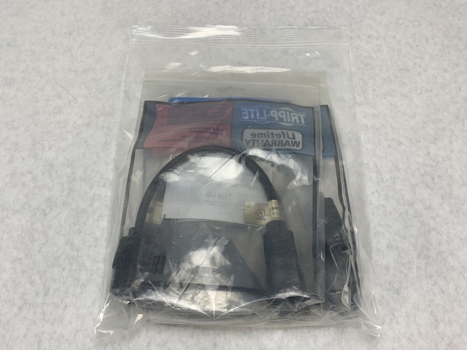 Tripp Lite P004-001 Power Extension Cord C13/C14 100-250V 10A 1ft