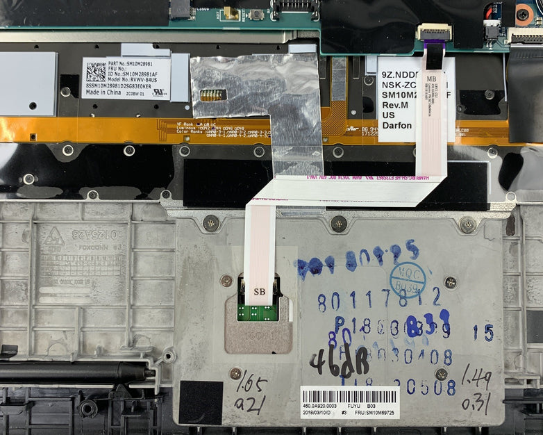 Lenovo X1 Yoga Gen 2 14" i5-7300U 2.6 GHz 8 GB Ram No OS No HDD No Batt No AC