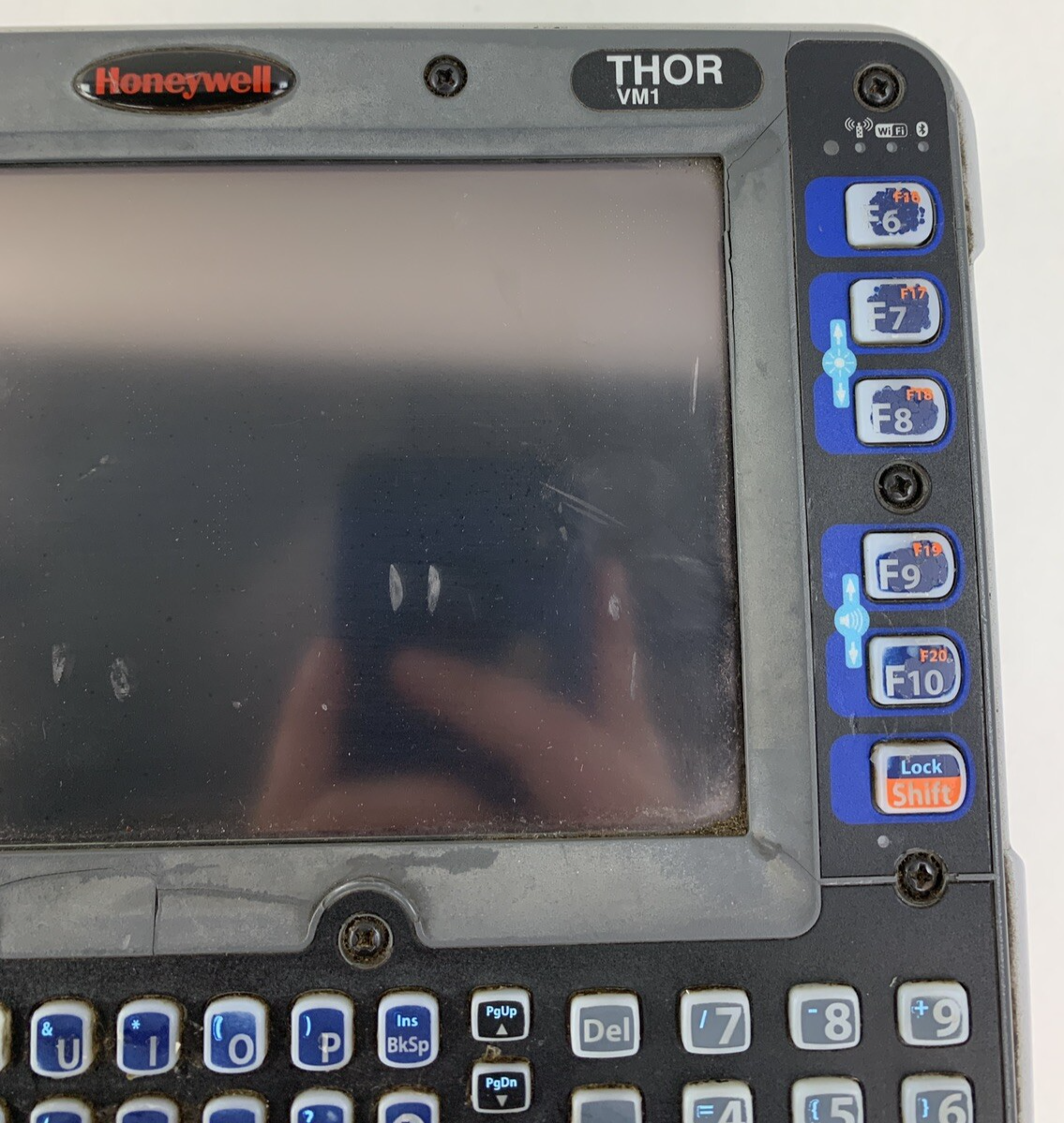 Honeywell Thor VM1C Mount Computer Atom 2530 Worn Keys W/Dock No OS No Flash