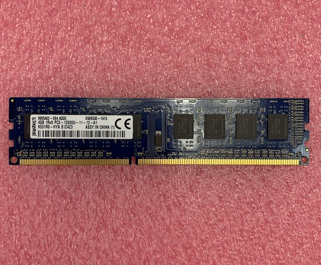 Kingston 16GB (4x4GB) 1rx8 PC3-12800U-11-12-A1 RAM