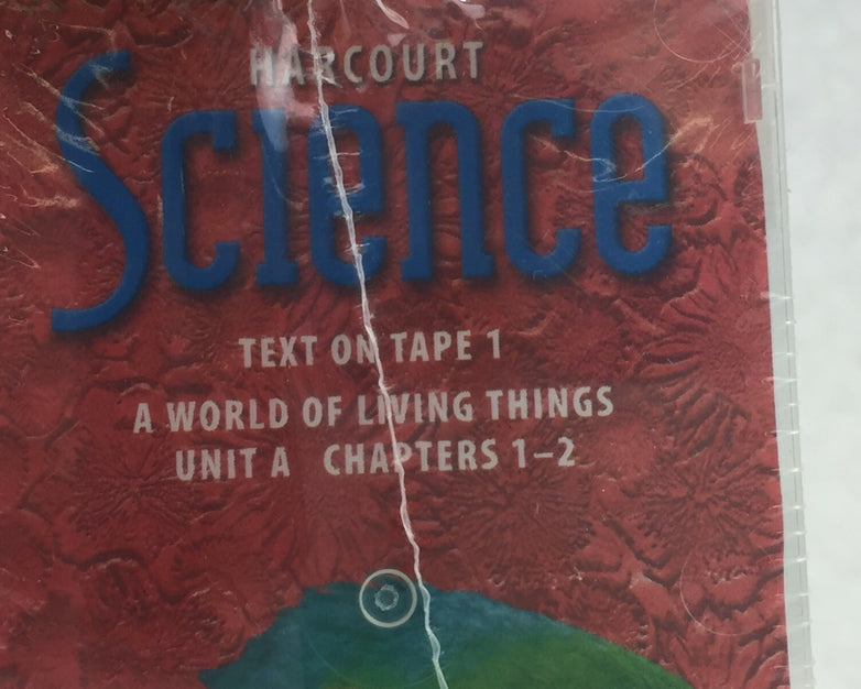 Harcourt Science Grade 4 Text On Tape Units A-F (Lot of 11)