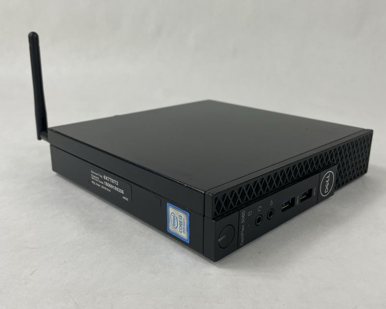 Dell Optiplex 3060 Micro i3-8100T 3.10 GHz 8 GB RAM W/AC No SSD/OS