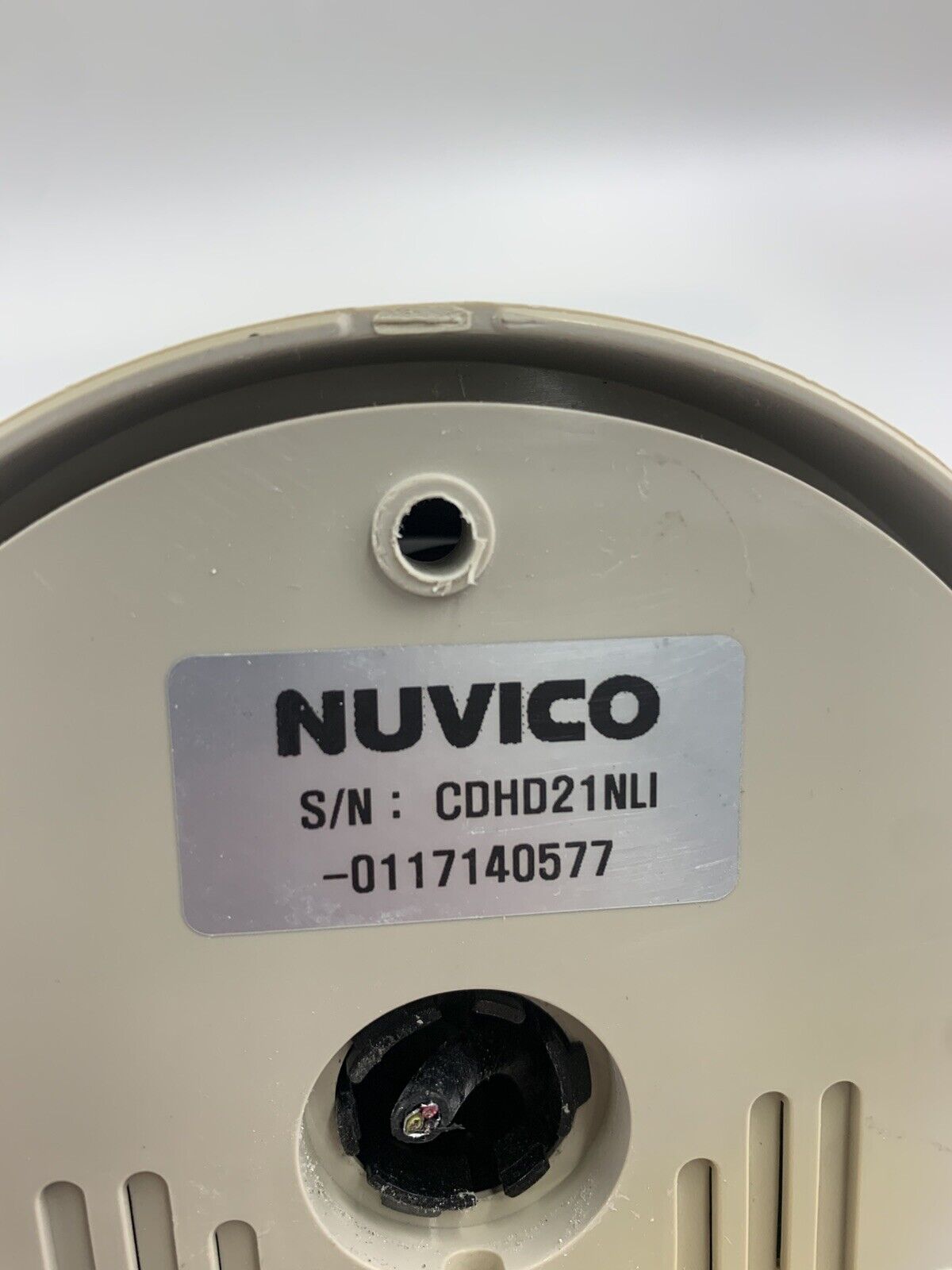 Nuvico CDHD21NLI Dome Camera For Parts or Repair