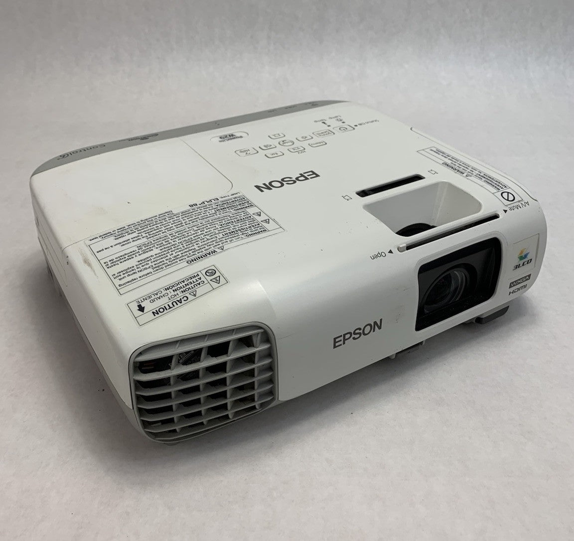 Epson PowerLite W29 H690A LCD Lamp Projector 3933 Lamp Hours - No Remote0