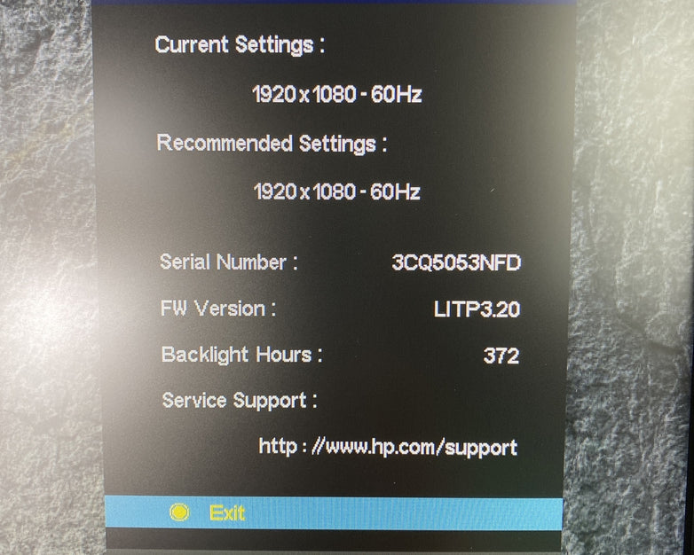 HP E231i EliteDisplay 21inch Monitors 1080p DisplayPort VGA DVI-D Grade B Lot(2)