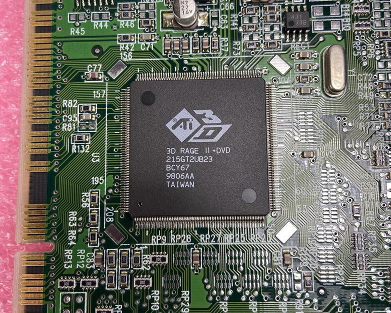 ATI 3D Rage II+ DVD 109-40100-00 4MB PCI Graphics Card