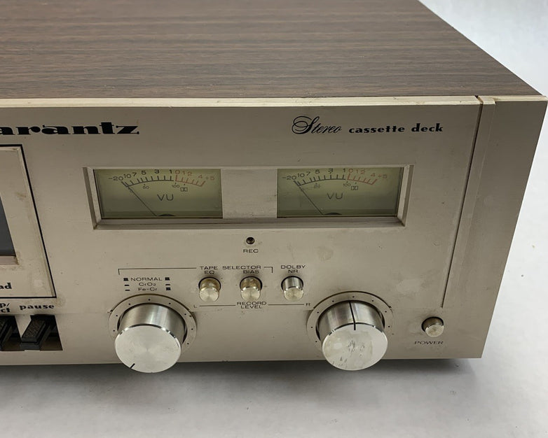 Marantz 1810 Stereo Cassette Deck - Parts or Repair Needs New Belts