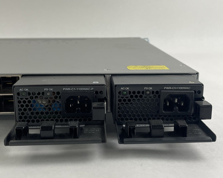 Cisco WS-C3850-48U-S V07 48-Port UPoE Switch  2x 1100W PSU Tested & Reset