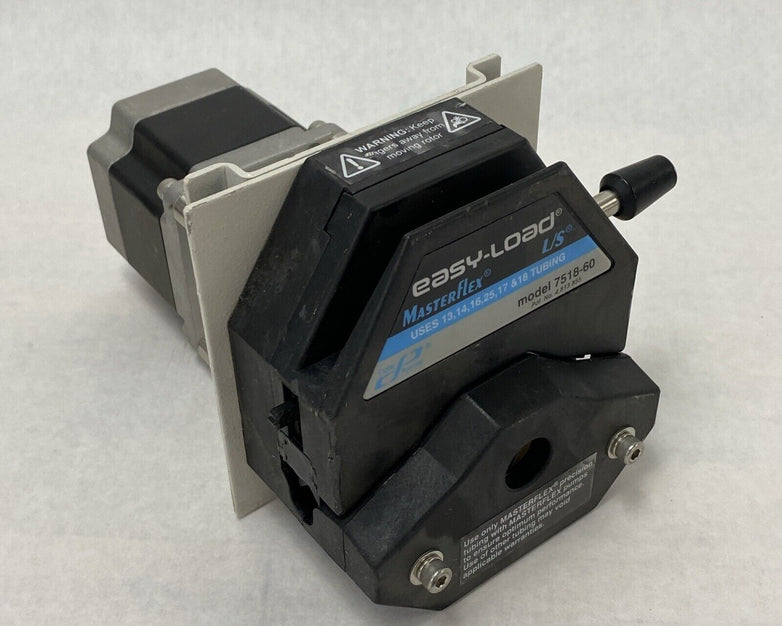 Masterflex 7518-60 Easy Load Pump Head w/ Vexta PK566-A 5-Phase 0.72 Degree Step