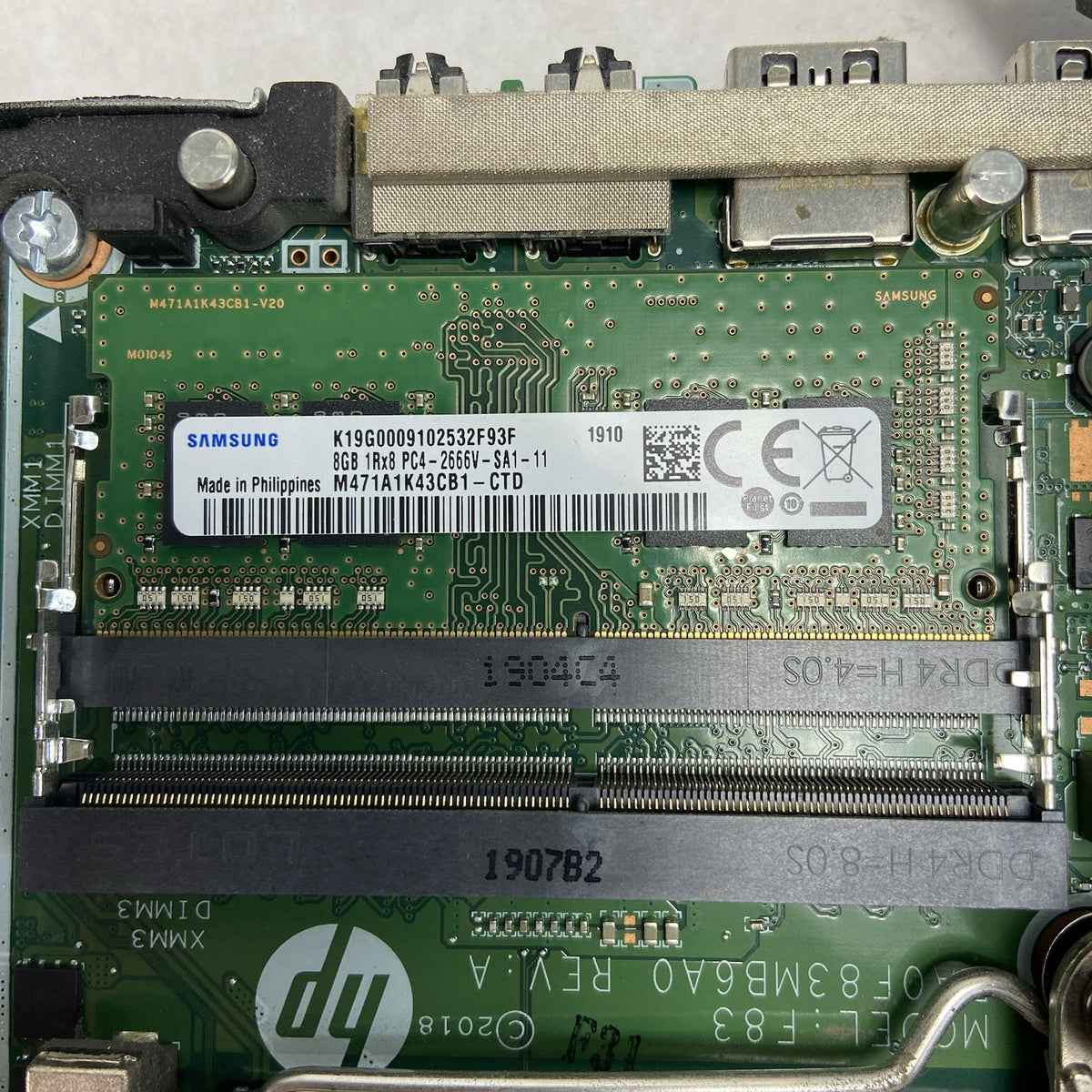 HP EliteDesk 800 G4 MFF Intel Core i5-8600 3.1GHz 8GB RAM No AC/HDD/OS9