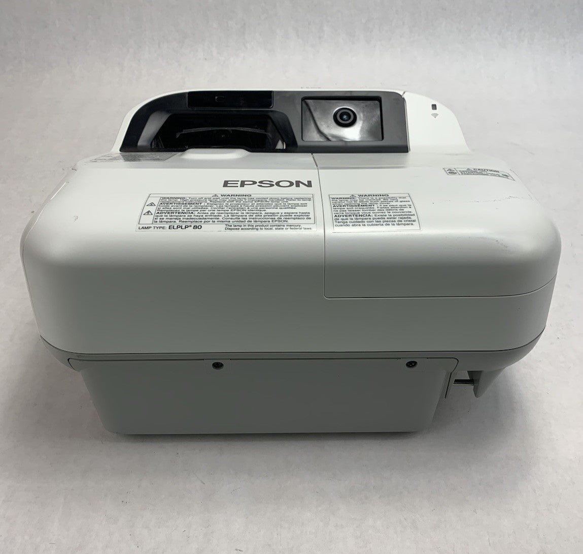 Epson BrightLink 595Wi H599A LCD Lamp Projector 1764 Lamp Hours - No Remote1